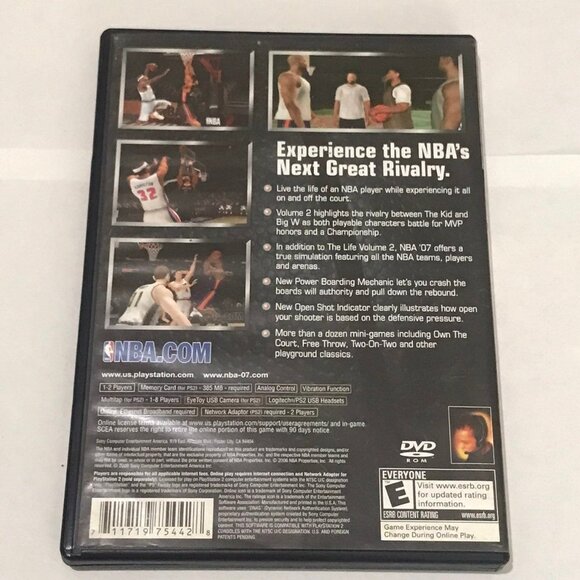PS2 NBA 07 The Life Vol 2 Playstation 2 - Picture 2 of 3